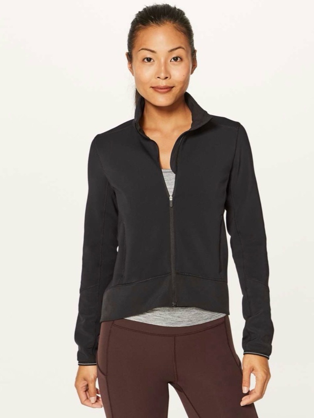 Lululemon Cardio Squad Jacket Black Women’s Size 12 excellent condition